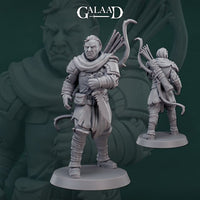 Male Half-Orc Ranger 01 by Galaad Miniatures