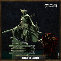 Skeleton War Chief by Arcanum Workshop