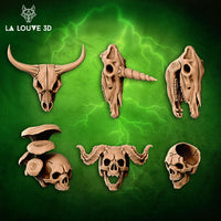 Skulls by La Louve 3D