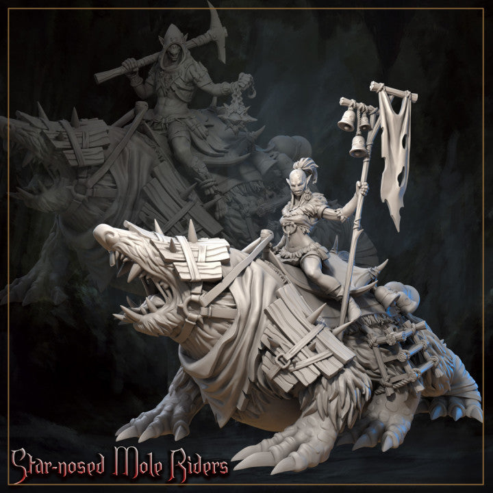 Star-Nosed Mole Rider by Great Grimoire