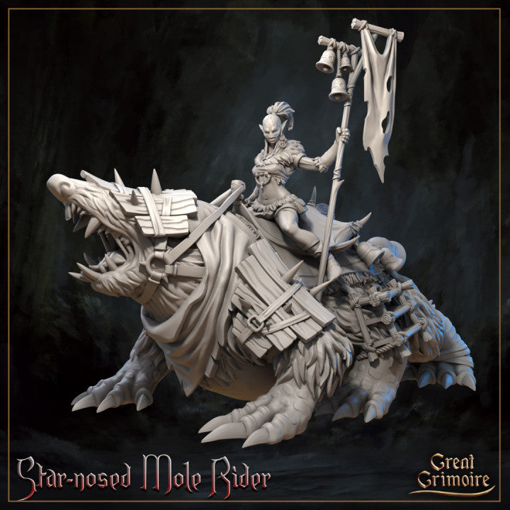 Star-Nosed Mole Rider by Great Grimoire