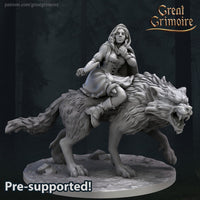 Red Riding Hood & Wolf by Great Grimoire