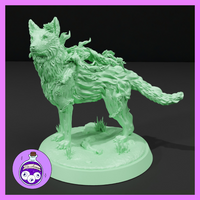 Attentive Forest Sprite Wolf by Ella's Arcanum Minis