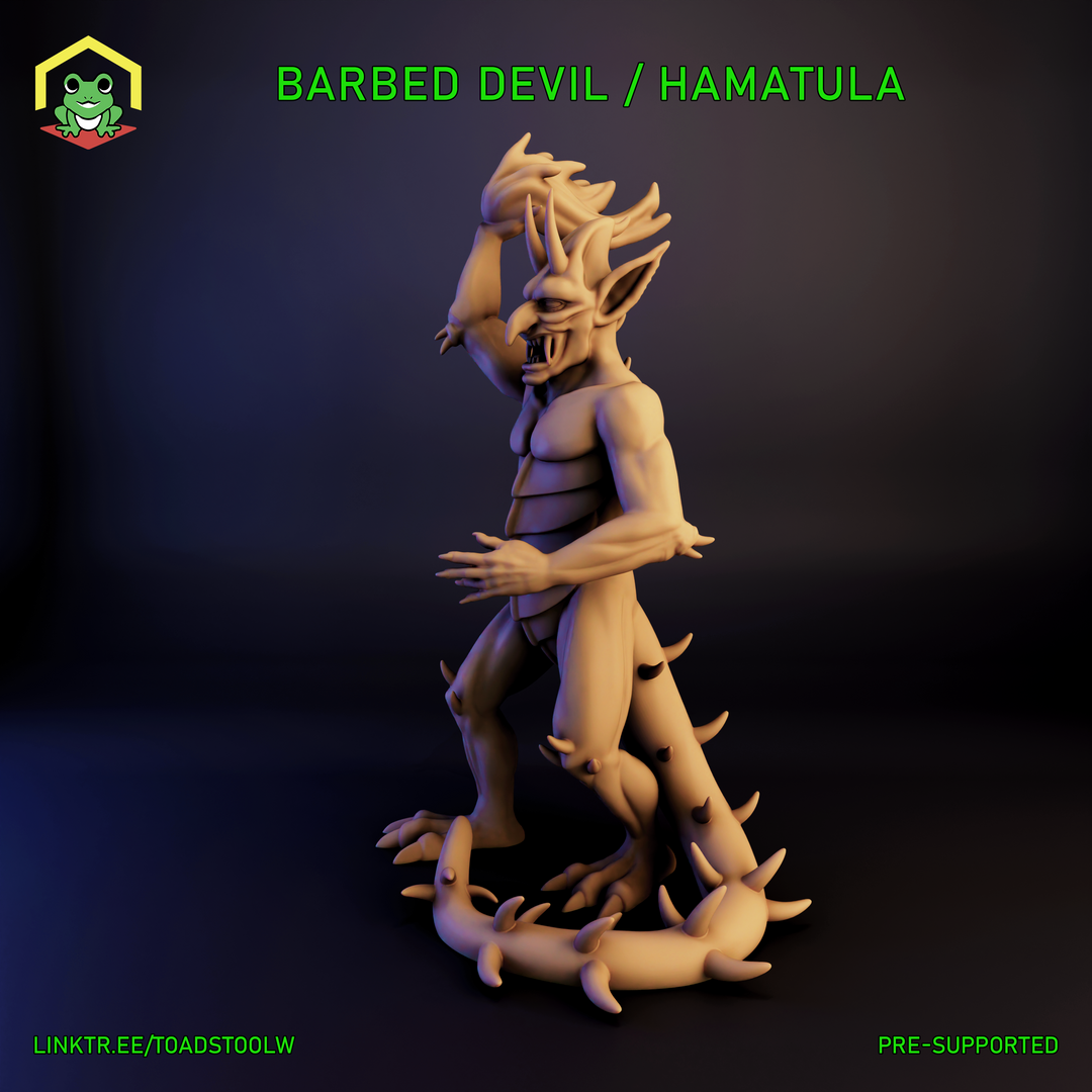 Barbed Devil | D&D Miniature for Avernus Campaigns – MitzNSimz