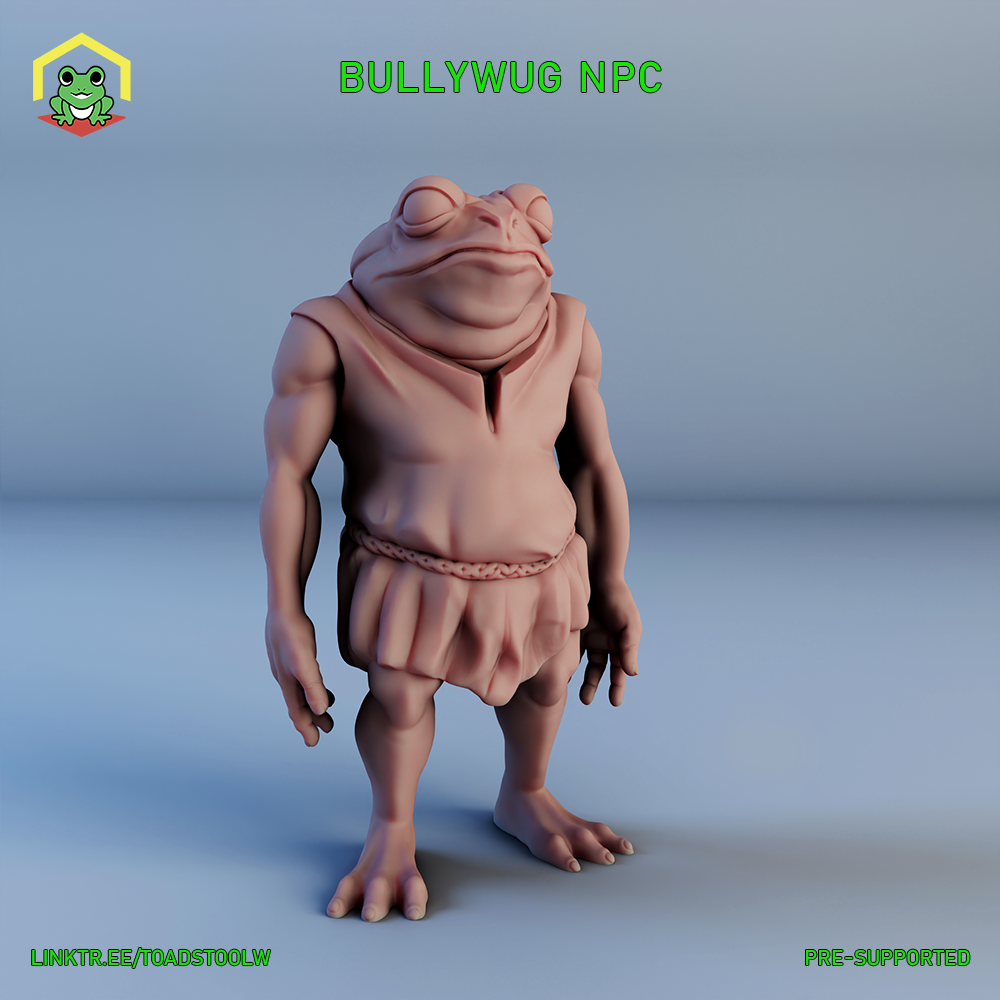 Bullywug NPC by The Toadstool Weaver