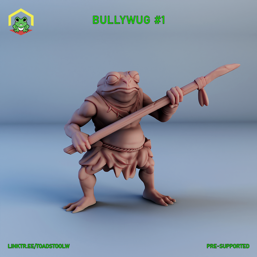 Bullywug #1 by The Toadstool Weaver