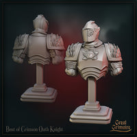 Crimson Oath Knight Bust by Great Grimoire