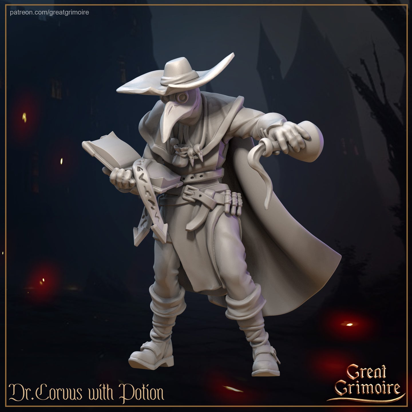 Dr Corvus Plague Doctor Bundle by Great Grimoire