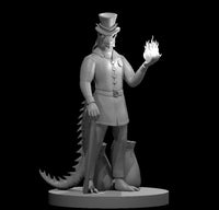 Dragonborn Sorcerer 5 w/Tail by MZ4250