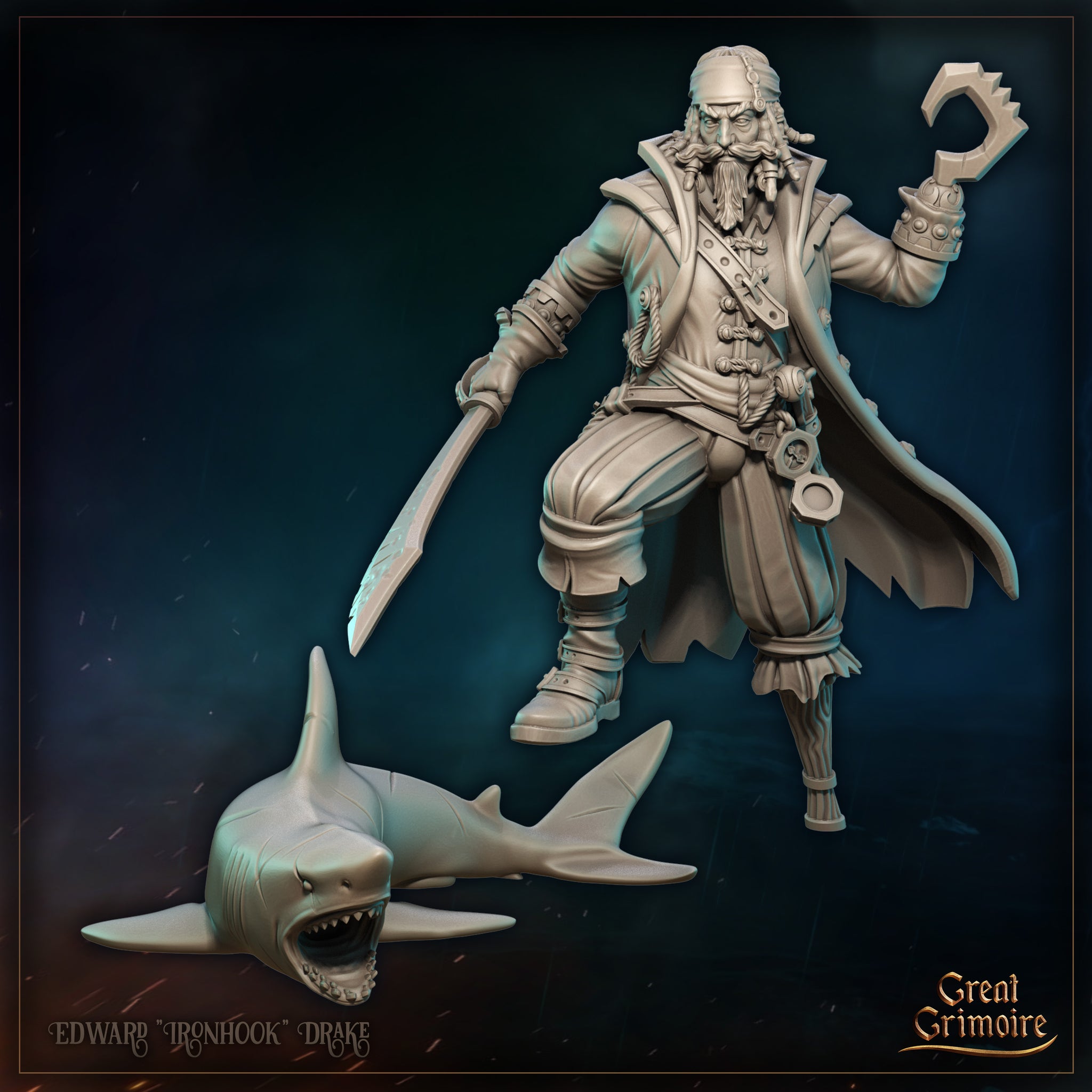 Edward Ironhook Drake by Great Grimoire