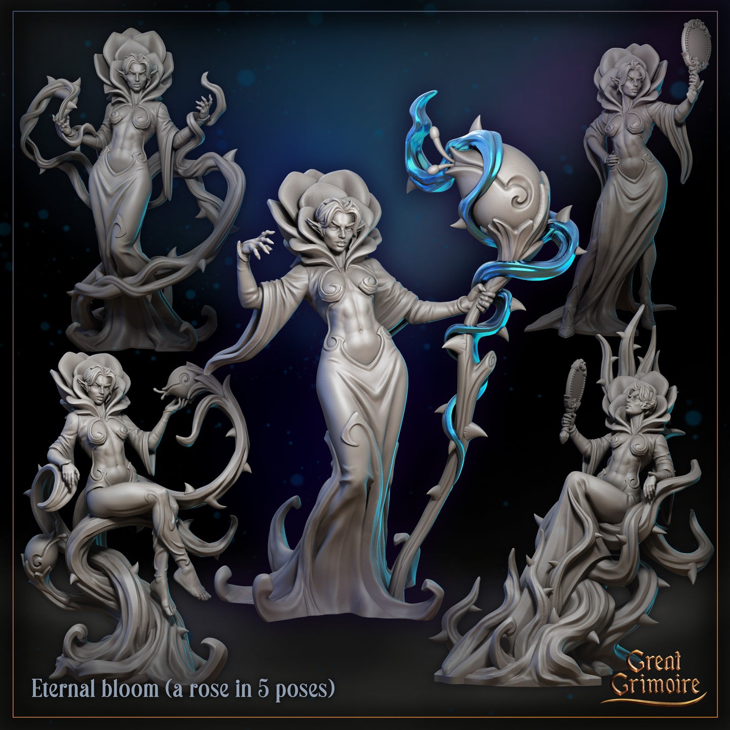 Eternal Bloom - Rose Queen Bundle by Great Grimoire