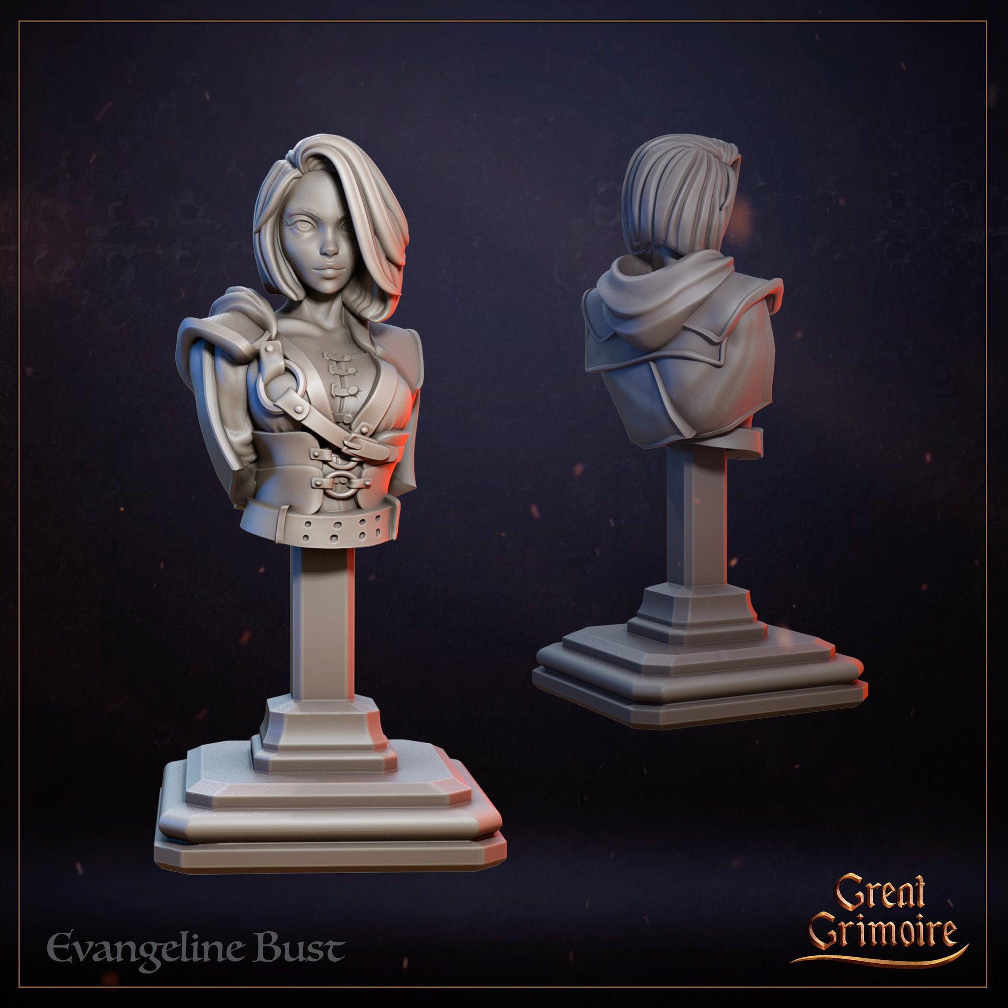 Evangaline Bust  by Great Grimoire