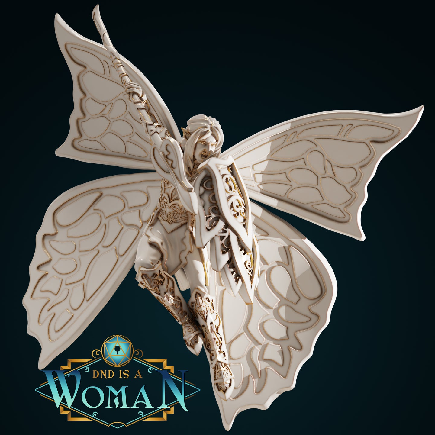 Fairy Paladin - Lavender by DnD Is A Woman