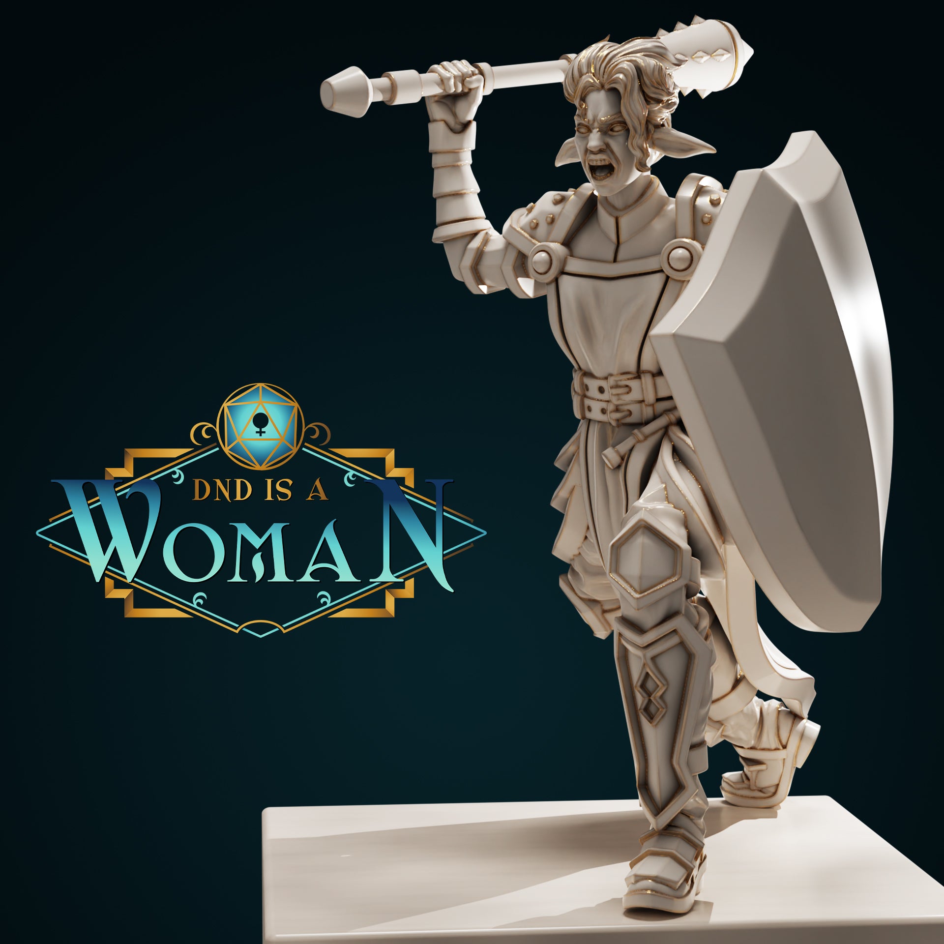Firbolg Cleric - Annote by DnD Is A Woman