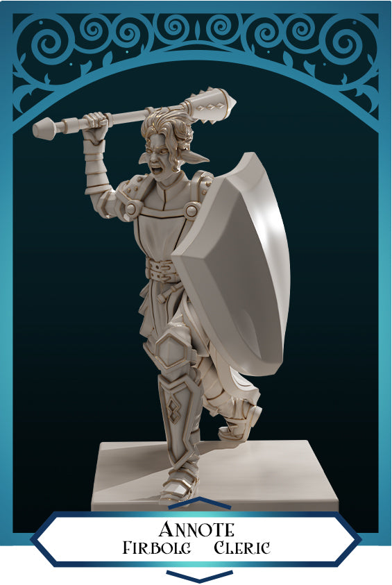 Firbolg Cleric - Annote by DnD Is A Woman