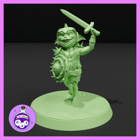 Goblin Fighter 1 by Ella's Arcanum Minis