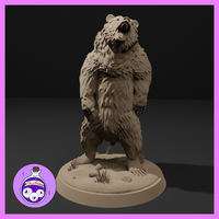Grizzly Bear Standing by Ella's Arcanum Minis