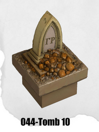Haunted Graveyard Tomb 10 Religious HG-044 by Dungeon Blocks