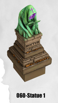 Haunted Graveyard Statue 1 Religious HG-060 by Dungeon Blocks