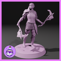 Half-Orc Barbarian by Ella's Arcanum Minis
