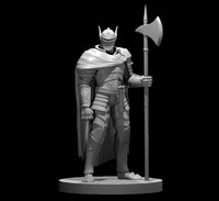 Human Male Paladin in MIthril Plate Armour and Halbred by MZ4250