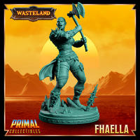 Female Barbarian Hunter (MulWild Fhaella) by Primal Collectibles