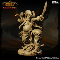 Evil Pirate Captain (Shark Barbarossa) by Primal Collectibles