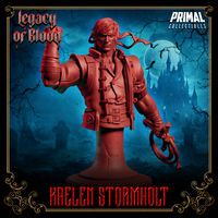 Vampire Hunter Cleric (Kaelen Stormholt) Bust by Primal Collectibles