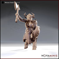 Minotaur Warrior Female 01 by Novaminis
