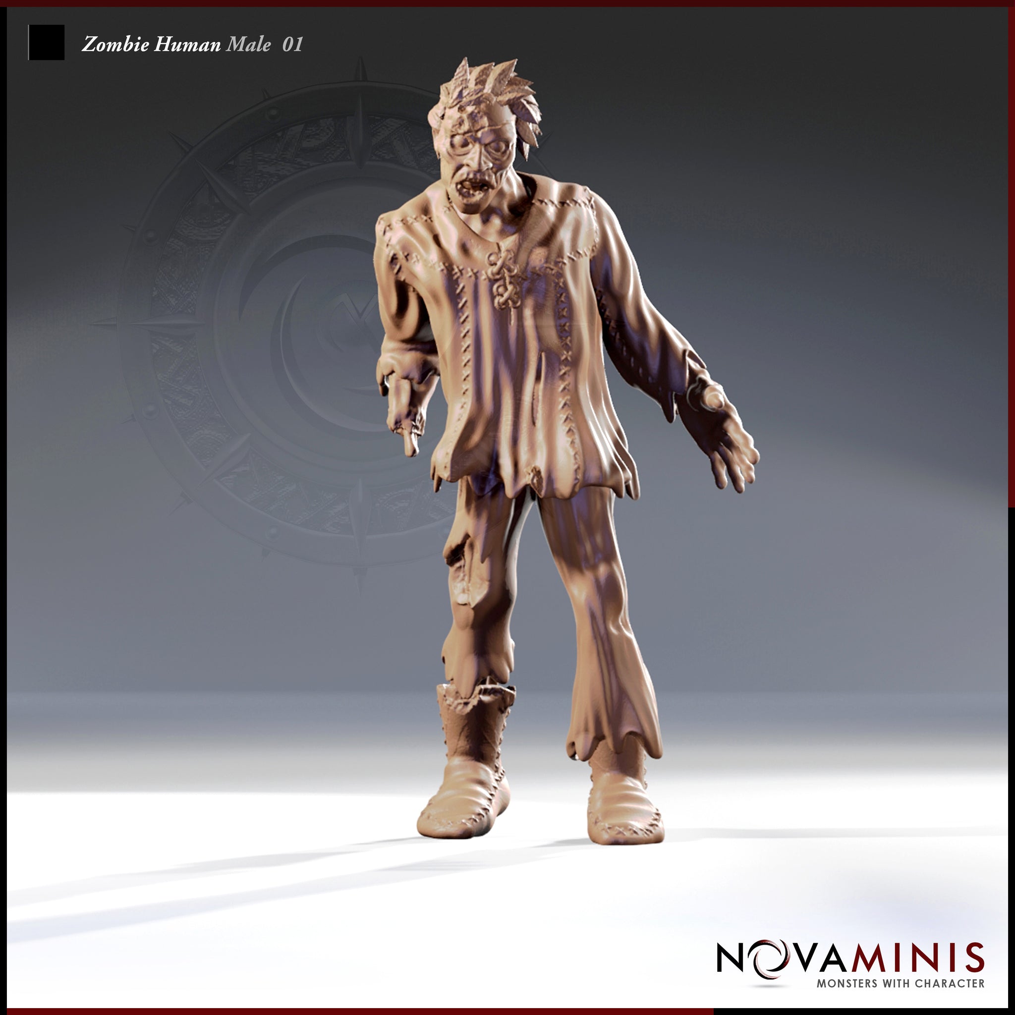 Zombie Human Male 01 by Novaminis