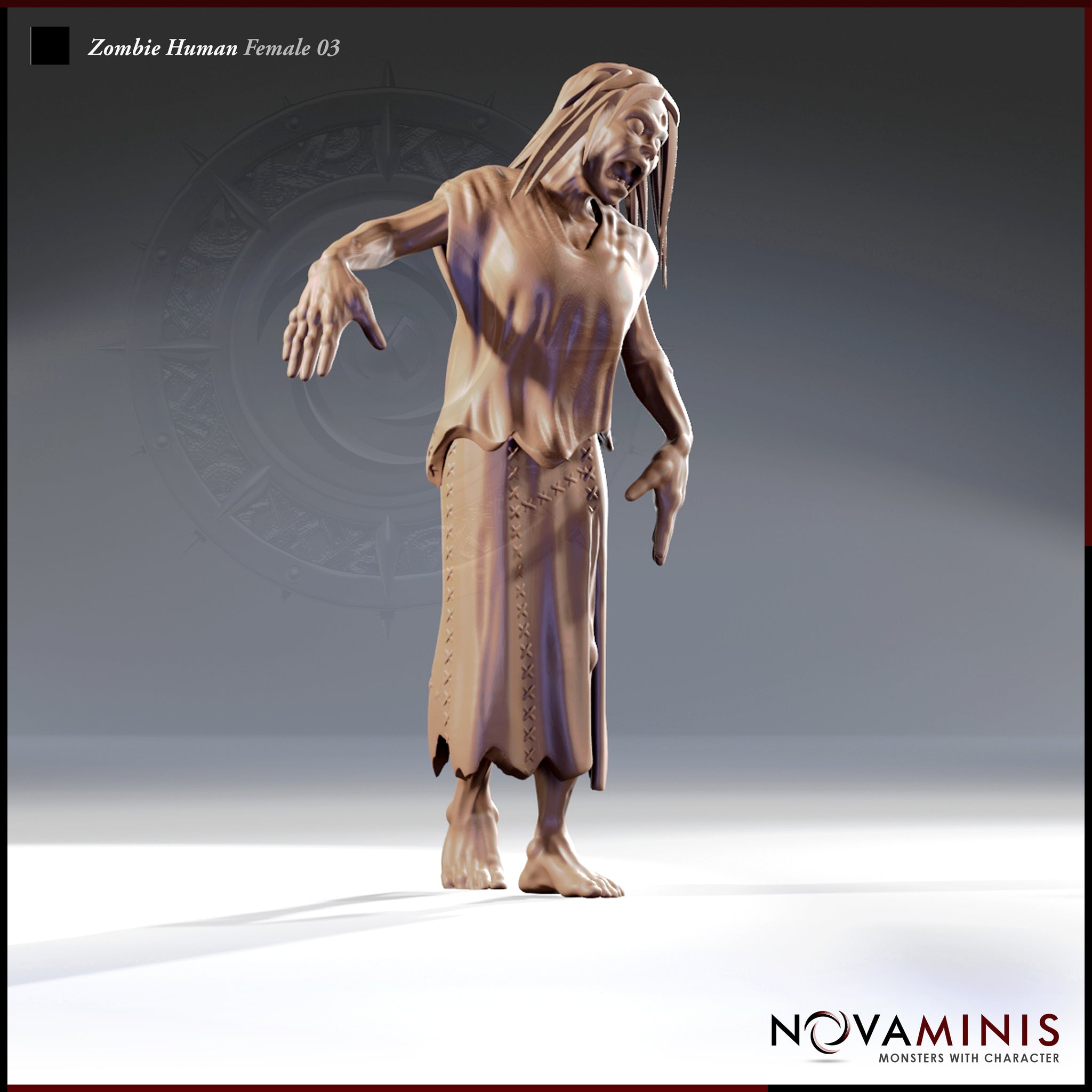 Zombie Human Female 03 by Novaminis