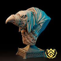Kreak the Flightless Bust by The Witchguild