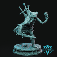 Knight Horror Skeleton 05 by Witchsong Miniatures