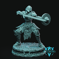 Knight Horror Skeleton 03 by Witchsong Miniatures