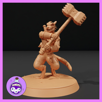 Kobold Barbarian by Ella's Arcanum Minis