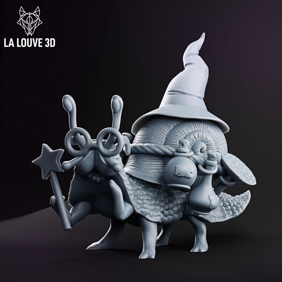 Adventurer Snail by La Louve 3D