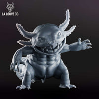Monster Axolotl by La Louve 3D