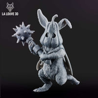 Pumpkin Head Bunny by La Louve 3D
