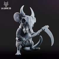 Skull Mask Mouse by La Louve 3D
