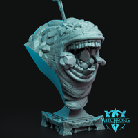 Lak the Eater of Rock Bust by Witchsong Miniatures