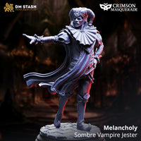 Sombre Vampire Jester (Melancholy) by DM Stash