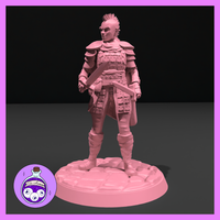 Mercenary Half Orc Female by Ella's Arcanum Minis