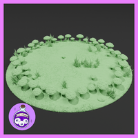 Mushroom Fairy Circle by Ella's Arcanum