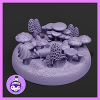 Mushroom Garden Circle by Ella's Arcanum