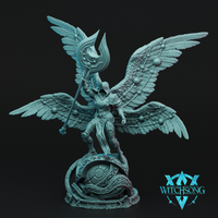 Novalight Seraph Attacking by Witchsong Miniatures