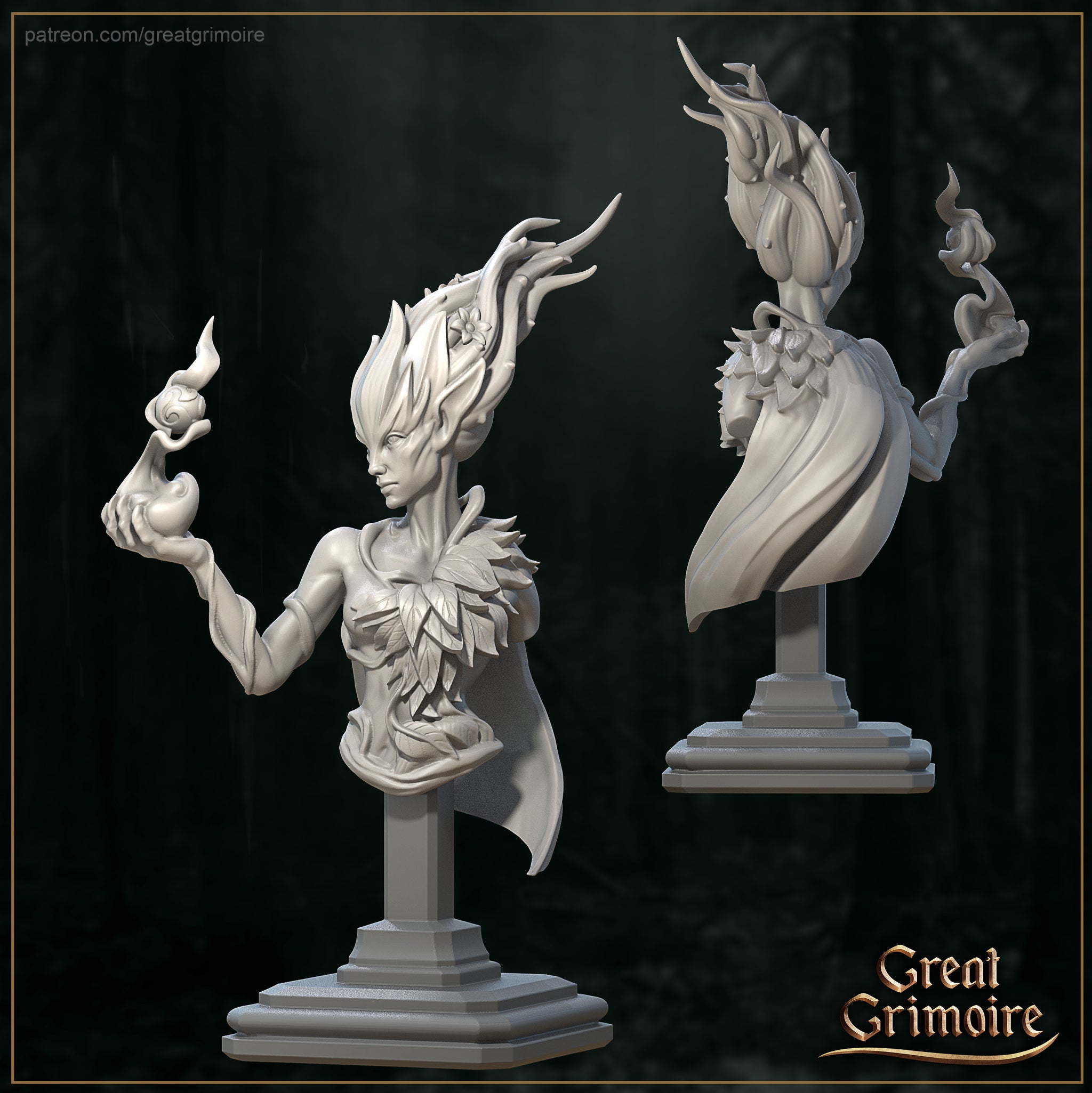 Nysa Bust  by Great Grimoire