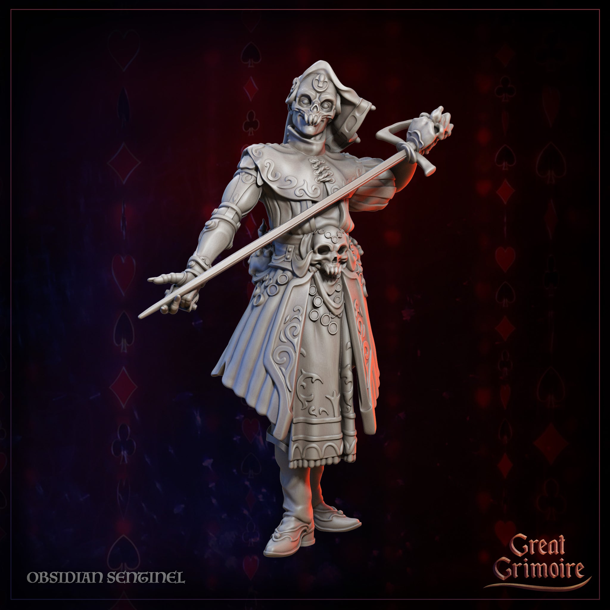 Obsidian Sentinel 01 by Great Grimoire