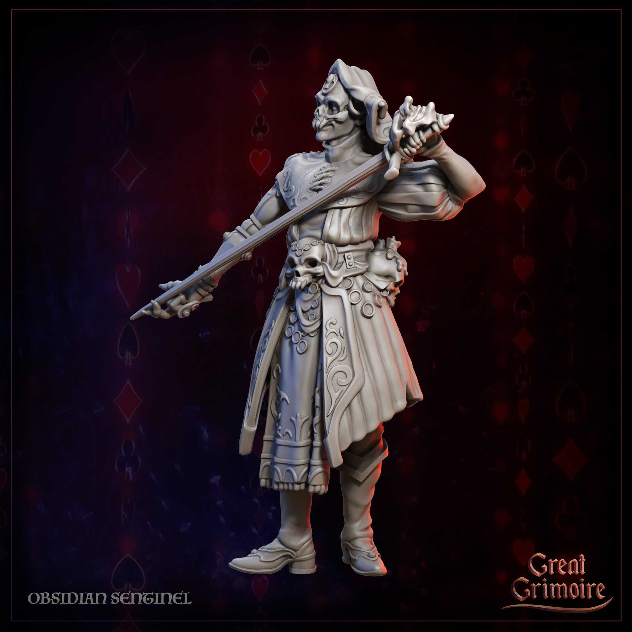 Obsidian Sentinel 01 by Great Grimoire