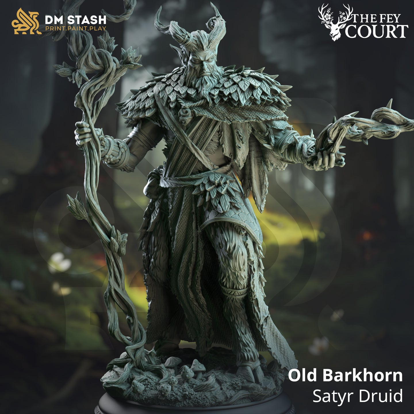 Satyr Druid (Old Blackhorn) by DM Stash