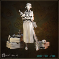 Lamp Saleswoman Adelaide by Great Grimoire